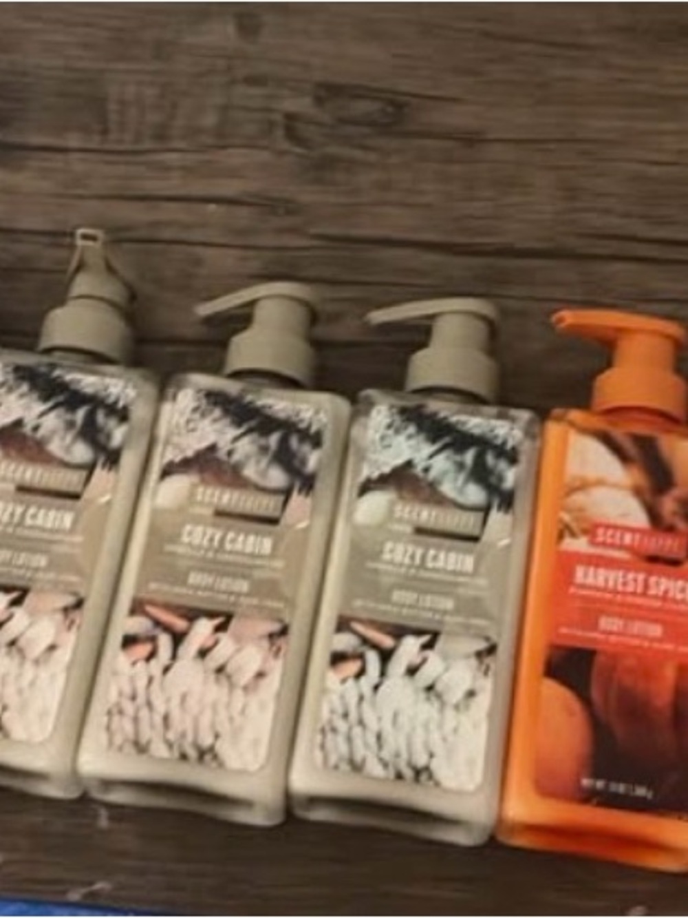 Cozy Cabin & Harvest Spice Hand Lotion Bundle - Neutral & Orange